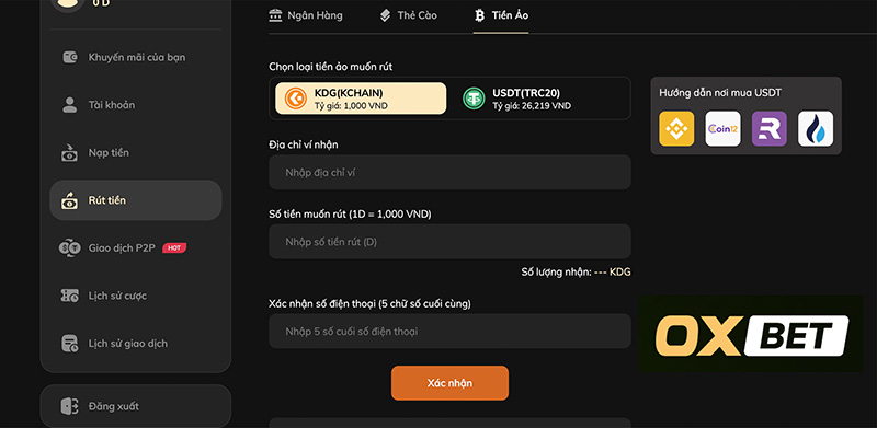 Hướng dẫn gửi tiền 777King - 777King